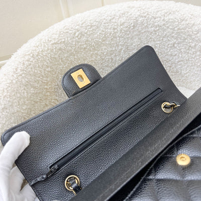 Chanel Medium Classic Flap CF in Black Caviar and GHW