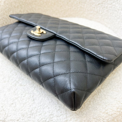 Chanel Timeless Clutch in Black Caviar and LGHW