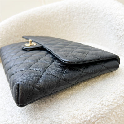 Chanel Timeless Clutch in Black Caviar and LGHW