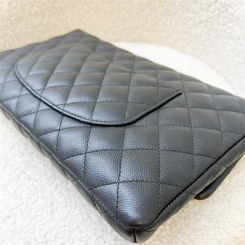 Chanel Timeless Clutch in Black Caviar and LGHW