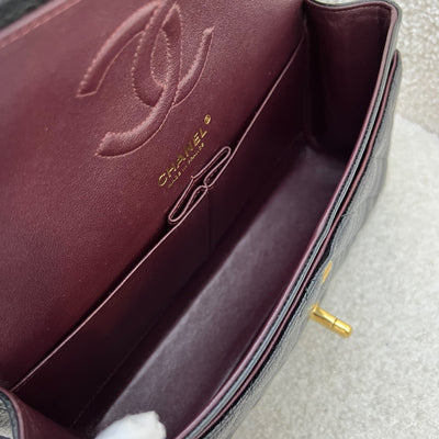 Chanel Medium Classic Flap CF in Black Caviar and GHW