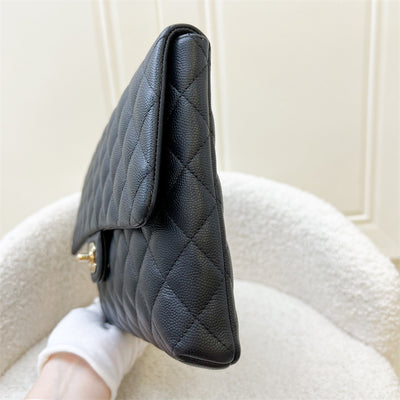 Chanel Timeless Clutch in Black Caviar and LGHW