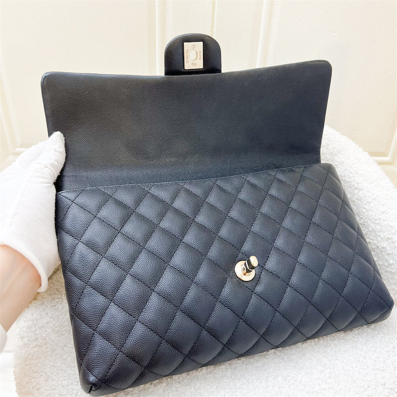 Chanel Timeless Clutch in Black Caviar and LGHW