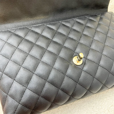 Chanel Timeless Clutch in Black Caviar and LGHW