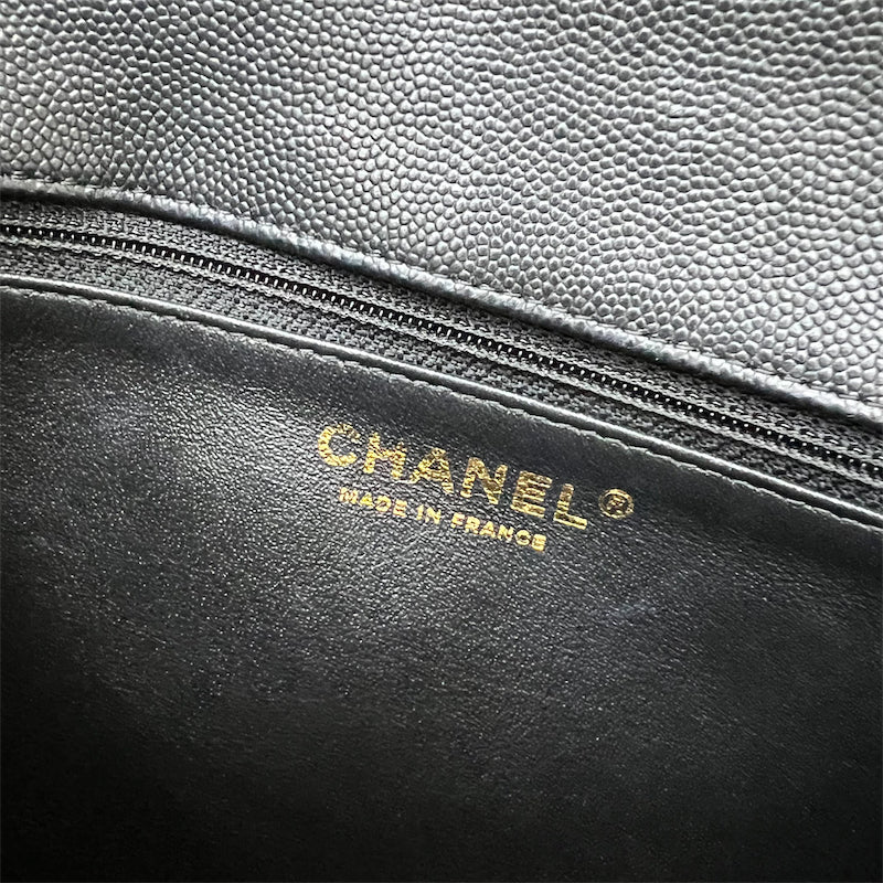 Chanel Timeless Clutch in Black Caviar and LGHW