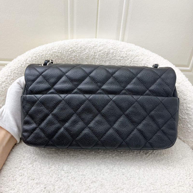 Chanel Easy Caviar Medium Flap Bag in Black Caviar and SHW