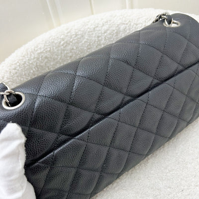 Chanel Easy Caviar Medium Flap Bag in Black Caviar and SHW