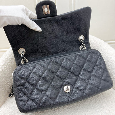 Chanel Easy Caviar Medium Flap Bag in Black Caviar and SHW