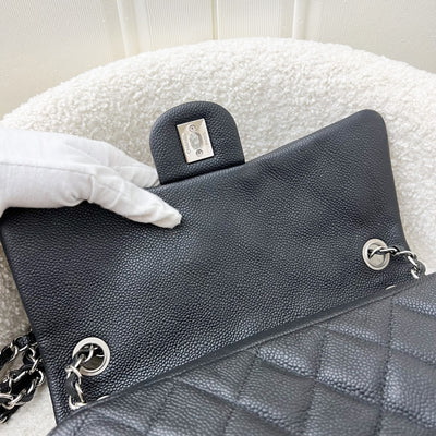 Chanel Easy Caviar Medium Flap Bag in Black Caviar and SHW