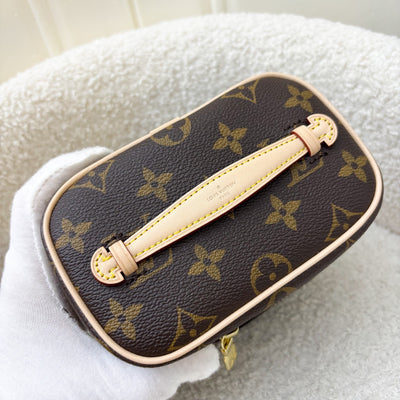 LV Nano Nice in Monogram Canvas and GHW