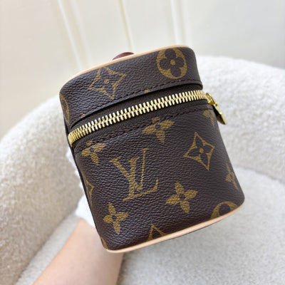 LV Nano Nice in Monogram Canvas and GHW