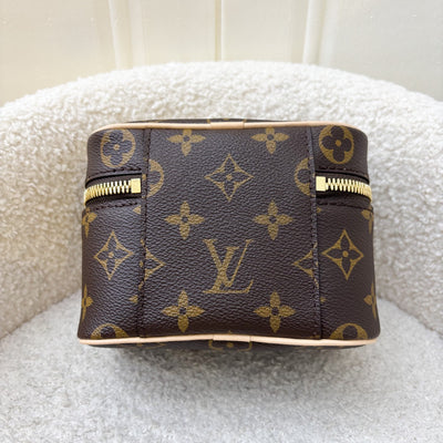 LV Nano Nice in Monogram Canvas and GHW