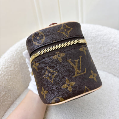 LV Nano Nice in Monogram Canvas and GHW