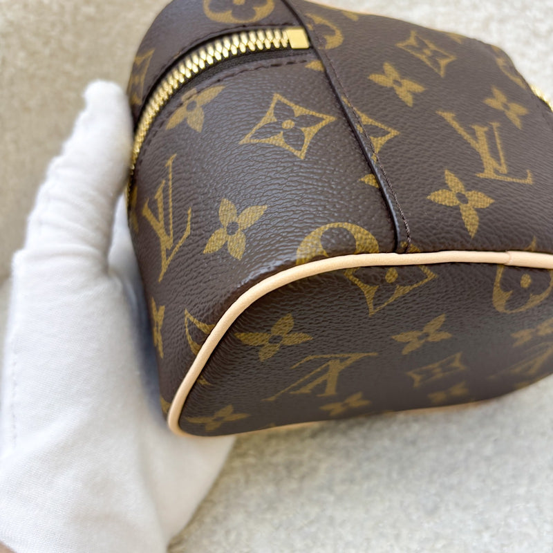 LV Nano Nice in Monogram Canvas and GHW