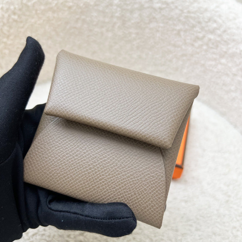 Hermès Bastia Coin Purse in Etoupe Epsom Leather and PHW – Brands