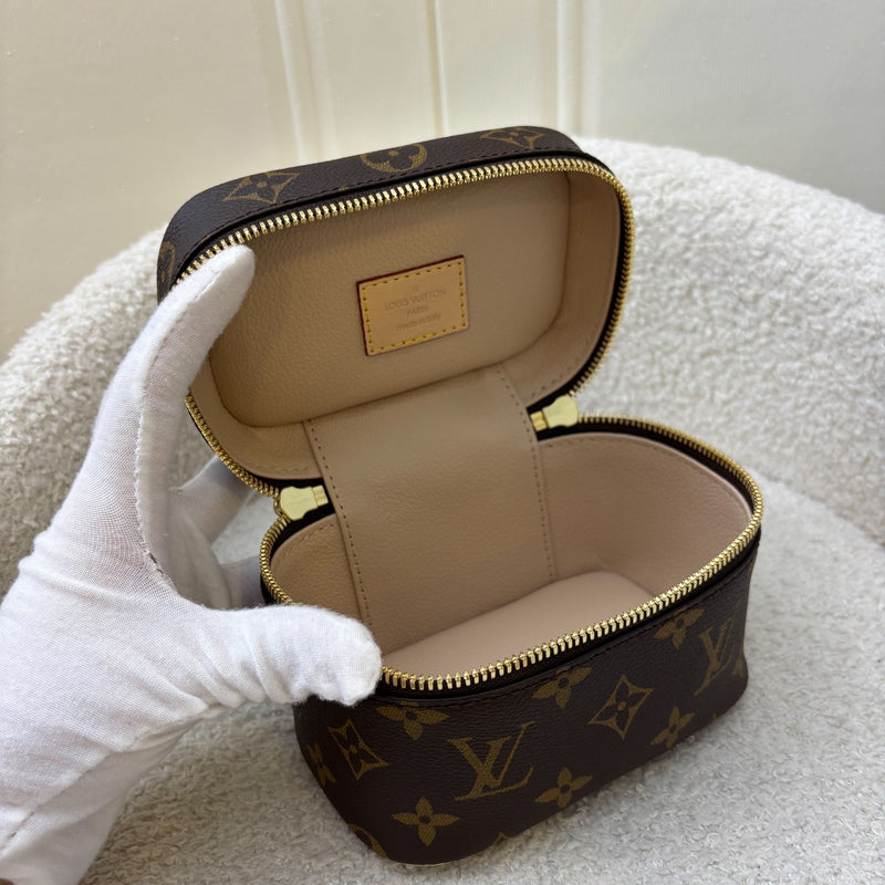 LV Nano Nice in Monogram Canvas and GHW