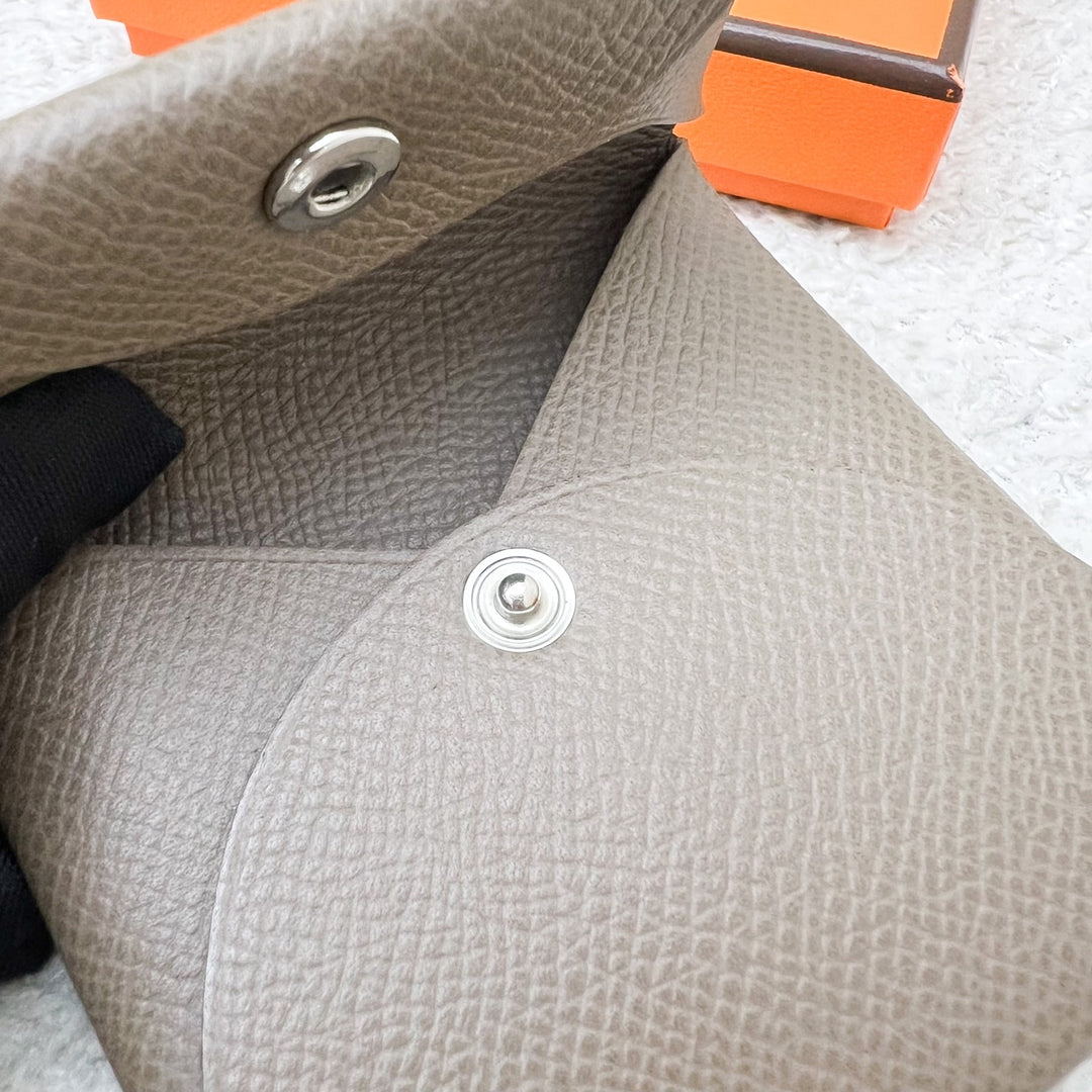 Hermès Bastia Coin Purse in Etoupe Epsom Leather and PHW – Brands