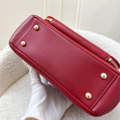 Chanel Medium Business Affinity Flap in Red Caviar and GHW