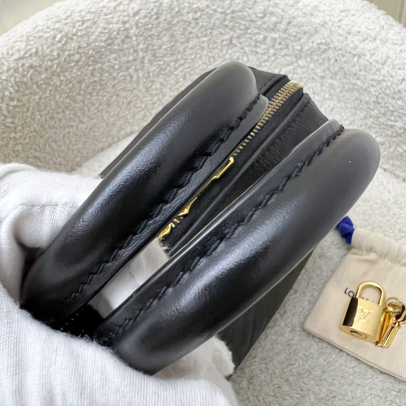 LV Speedy Bandouliere 20 in Black Giant Monogram Empreinte Leather and GHW