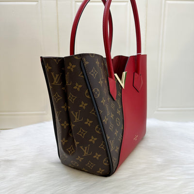 Louis Vuitton LV Kimono Tote Bag in Monogram Canvas, Red Leather and GHW