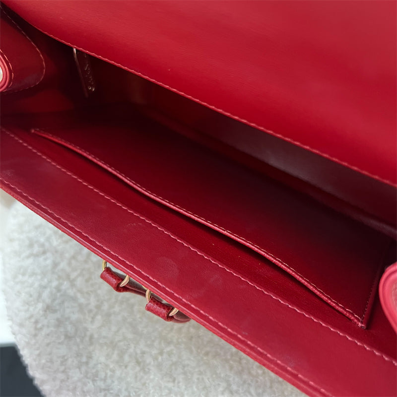 Chanel Medium Business Affinity Flap in Red Caviar and GHW