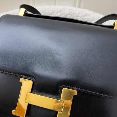 Hermes Vintage Constance 23 in Black Box Leather and GHW