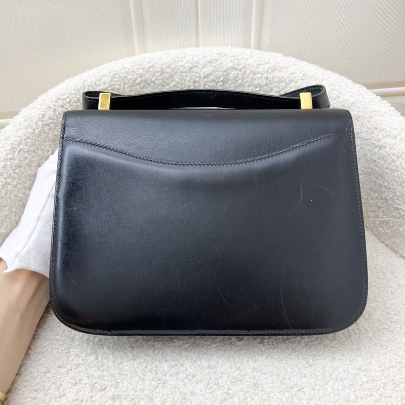 Hermes Vintage Constance 23 in Black Box Leather and GHW