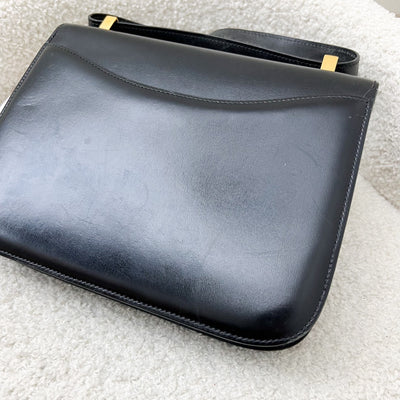 Hermes Vintage Constance 23 in Black Box Leather and GHW