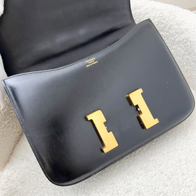 Hermes Vintage Constance 23 in Black Box Leather and GHW