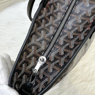 Goyard Artois MM Tote in Black Signature Goyardine Canvas