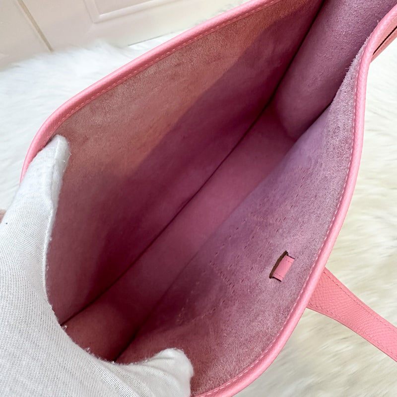 Hermes Evelyne 29 PM in Rose Confetti Epsom Leather and PHW