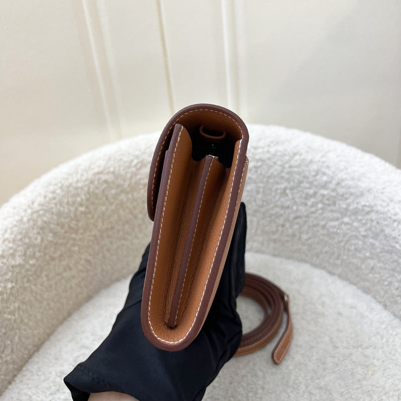 Hermes Constance To Go in Gold Evercolor Leather and PHW