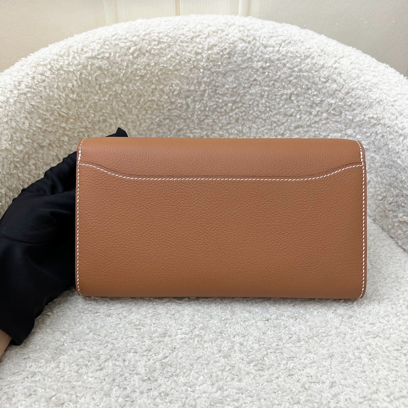 Hermes Constance To Go in Gold Evercolor Leather and PHW