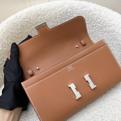 Hermes Constance To Go in Gold Evercolor Leather and PHW