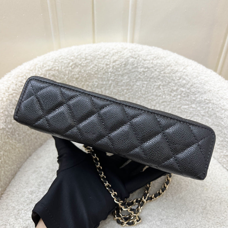[Brand New - Local Full Set] Chanel 25P Vanity / Clutch with Chain (LP Style Bag) in Black Caviar and LGHW (Model: AP4385)