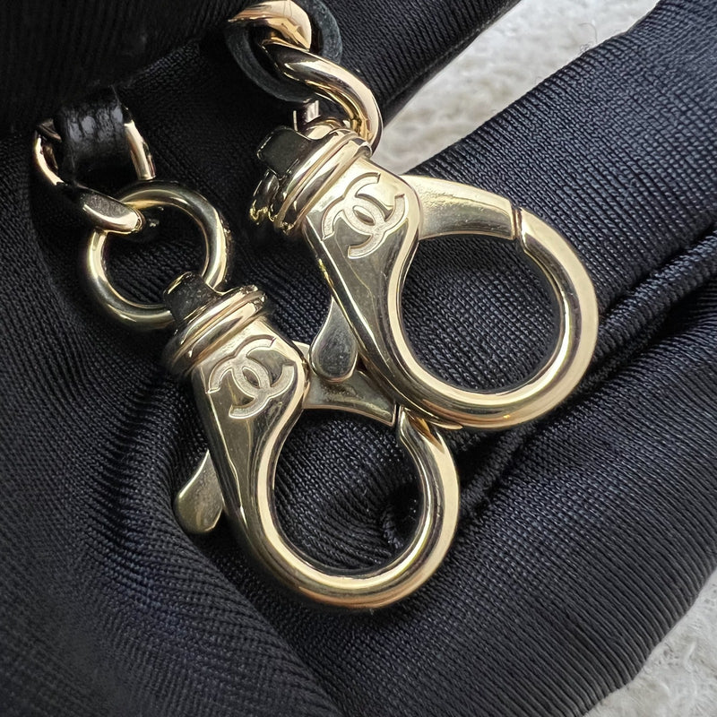 [Brand New - Local Full Set] Chanel 25P Vanity / Clutch with Chain (LP Style Bag) in Black Caviar and LGHW (Model: AP4385)