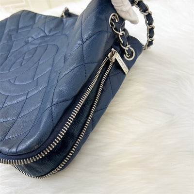 Chanel Seasonal Tote Bag in Blue Caviar SHW