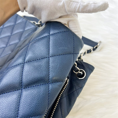 Chanel Seasonal Tote Bag in Blue Caviar SHW