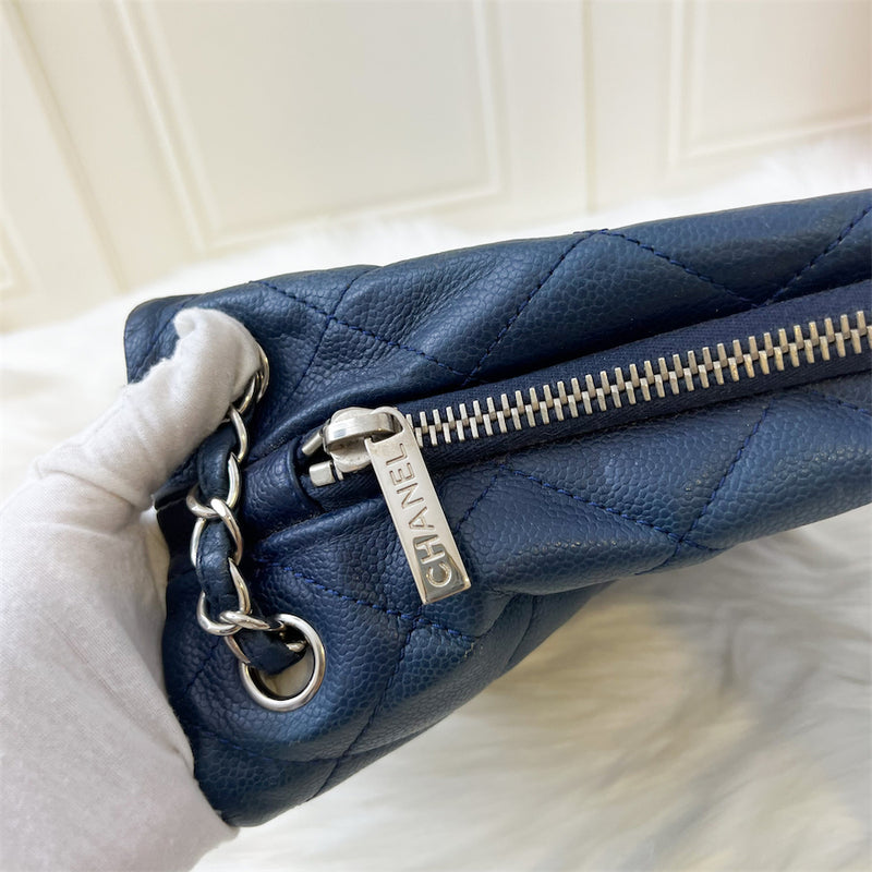 Chanel blue outlet sling bag