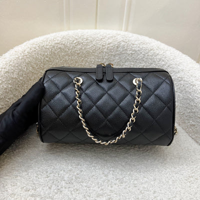 [Brand New - Local Set - 2025] Chanel 25P Bowling Bag in Black Caviar and LGHW (Model: AP4474)