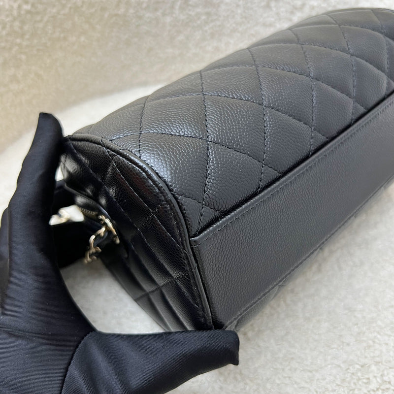 [Brand New - Local Set - 2025] Chanel 25P Bowling Bag in Black Caviar and LGHW (Model: AP4474)