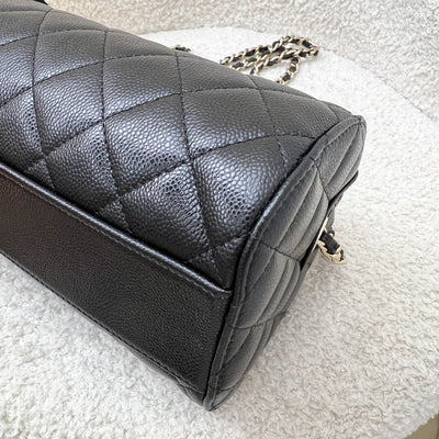 [Brand New - Local Set - 2025] Chanel 25P Bowling Bag in Black Caviar and LGHW (Model: AP4474)