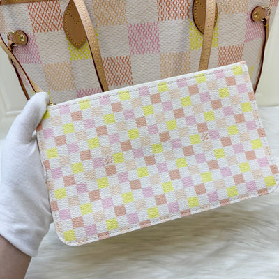 LV Neverfull MM in Damierlicious Peach Damier Giant Canvas and GHW (Model: N40668)