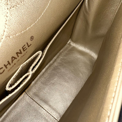 Chanel 2.55 Reissue 227 Flap in Champagne Gold Distressed Calfskin GHW