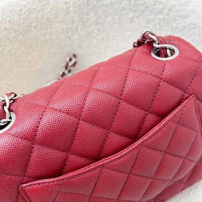 Chanel Classic Square Mini Flap in Red Caviar and SHW