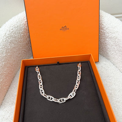 Hermes Collier Chaine D'Ancre Necklace Large Model in 925 Silver