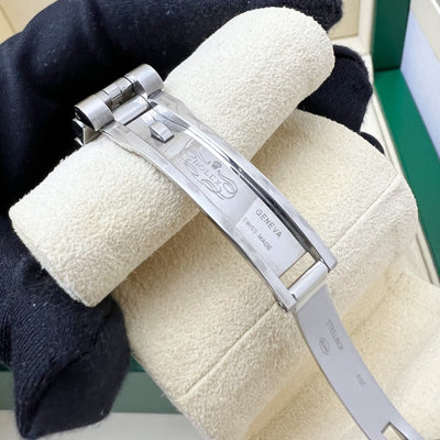 Rolex Lady's Datejust (26mm) with Silver Dial, 18K White Gold Fluted Bezel and Stainless Steel Jubilee Link Bracelet (179174)