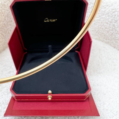 Cartier Juste Un Clou JUC SM Bracelet with Diamonds in 18K Yellow Gold Size 18