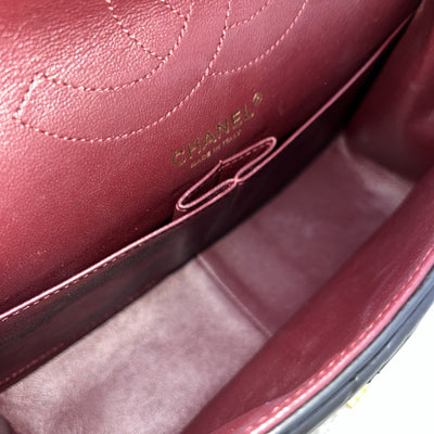 Chanel 2.55 Reissue Large 226 Flap in Black Distressed Calfskin and AGHW