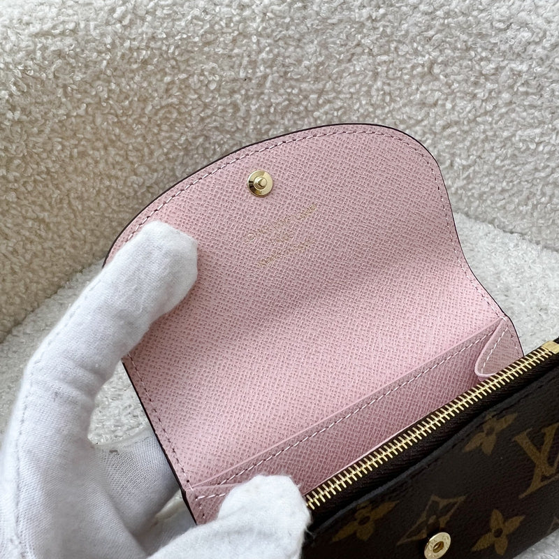 LV Rosalie Coin Purse in Monogram Canvas / Pink Interior and GHW (Model: M62361)